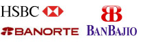 HSBC, Banorte y Banco del Bajío